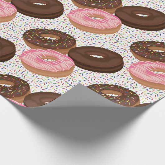 Papier Cadeau Donuts avec Sprinkles Party (Coin)