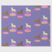 Papier Cadeau Donuts de Masters de licornes (Plat)