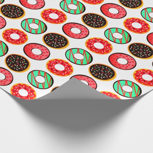 Papier Cadeau Donuts glacés colorés (Coin)