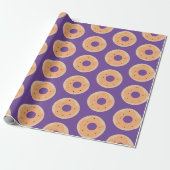 Papier Cadeau Donuts mignons Halloween poudrés glaçés (Déroulé)