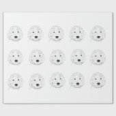 Papier Cadeau Doodle (Plat)