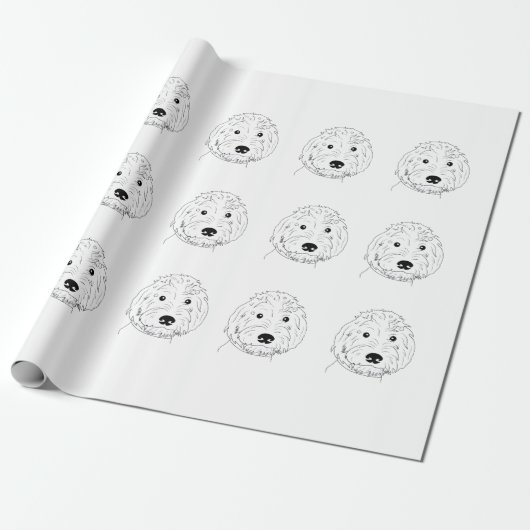 Papier Cadeau Doodle (Déroulé)