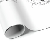 Papier Cadeau Doodle (Coin rond)