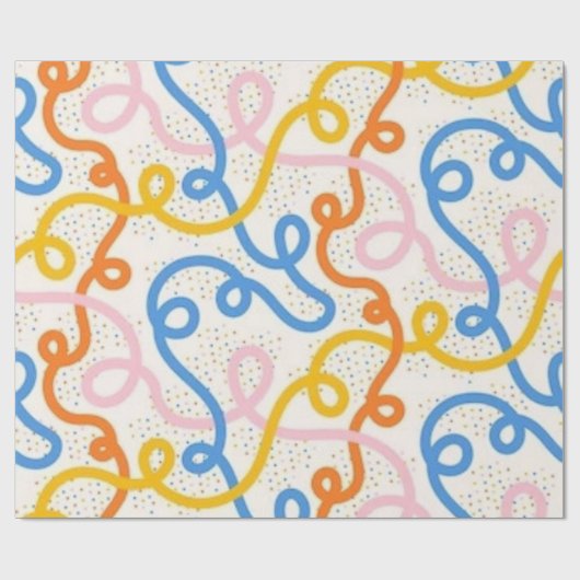 Papier Cadeau Doodling (Plat)