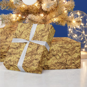 Papier Cadeau Doré