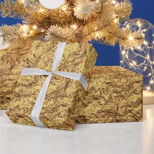 Papier Cadeau Doré (Vacances)