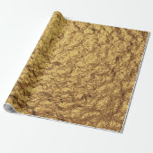 Papier Cadeau Doré (Déroulé)