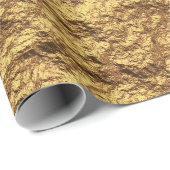 Papier Cadeau Doré (Coin rond)