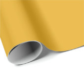 Papier Cadeau Doré Moutarde Or Pop De Couleur (Coin rond)