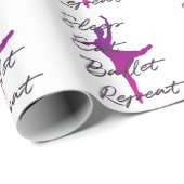 Papier Cadeau Dormir, Manger, Ballet, Répéter (Coin rond)