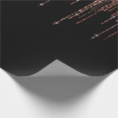 Papier Cadeau Dory Rose Noire Gold Sparkly Glitter Fringe (Coin)