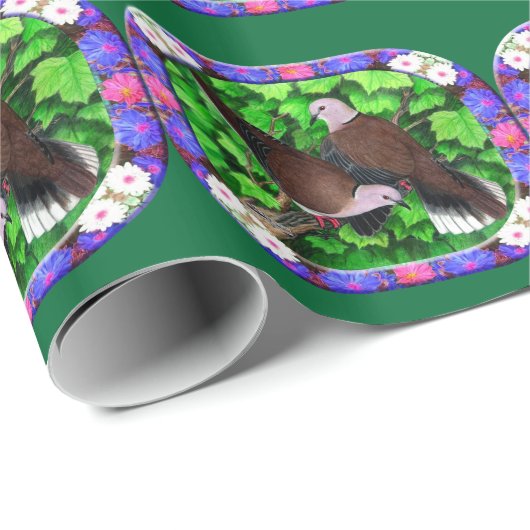 Papier Cadeau Doses encadrées (Coin rond)