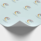 Papier Cadeau Dossier d'affaires monochrome (Coin)