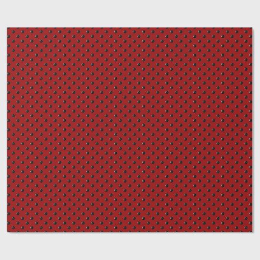 Papier Cadeau Dots-rouges-et-noirs-ladybug (Plat)