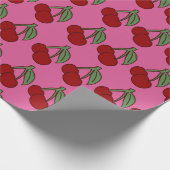 Papier Cadeau Double Cerise (Coin)