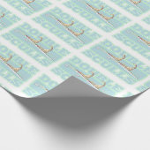 Papier Cadeau Double crâne ramant (Coin)