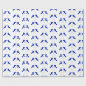 Papier Cadeau Double drapeau de Finlande (Plat)