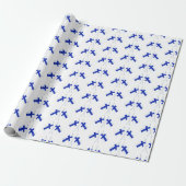 Papier Cadeau Double drapeau de Finlande (Déroulé)