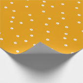 Papier Cadeau Double point orange (Coin)