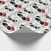 Papier Cadeau Douce 16 Quinceanera Panda (Coin)