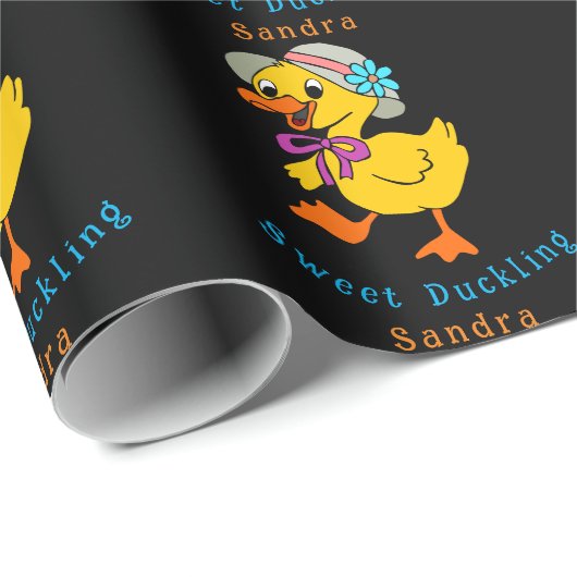 Papier Cadeau Douce canette (Coin rond)