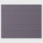 Papier Cadeau Douce Fleur Violet et Rose (Plat)