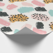 Papier Cadeau Douce Pastel Leopard Spots (Coin)