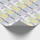 Papier Cadeau Douce petite bébé (Coin)