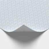Papier Cadeau Douce Sakura Neutre - Bleu Poudre (Coin)