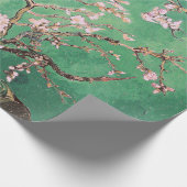 Papier Cadeau Douce Verte Vincent Van Gogh Floraison des Amandie (Coin)