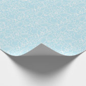 Papier Cadeau Douces arroses bleues (Coin)