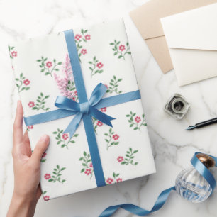 Papier Cadeau Douces Bourgeons de Fleurs