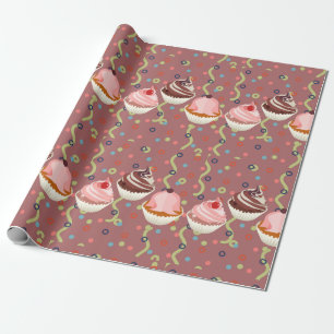 Papier Cadeau Douces motifs de déserts