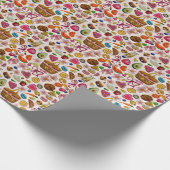 Papier Cadeau Douceurs de pâtisserie mignonnes (Coin)