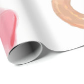 Papier Cadeau douche nuptiale (Coin rond)