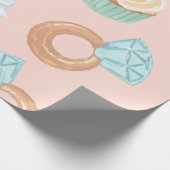 Papier Cadeau douche nuptiale (Coin)