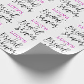 Papier Cadeau Douche nuptiale personnalisée (Coin)