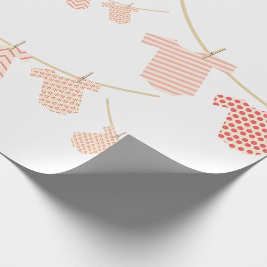 Papier Cadeau Douche pour bébé (Coin)