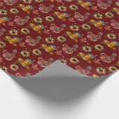 Papier Cadeau Doughnut et thé (Coin)