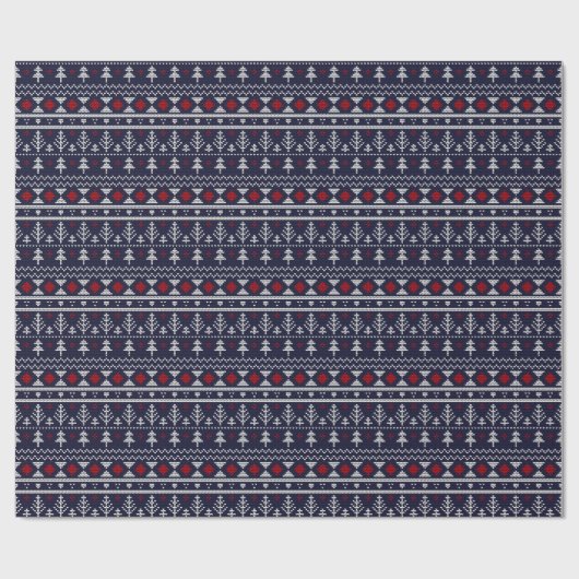 Papier Cadeau Douleur de Noël moche (Plat)