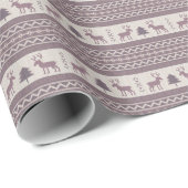 Papier Cadeau Douleur de Noël moche (Coin rond)