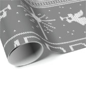 Papier Cadeau Douleur de Noël moche Religieux Christian Grey (Coin rond)