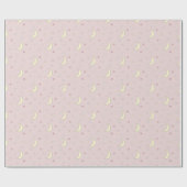 Papier Cadeau Doux Lune et étoiles Bébé Papier enveloppant sans  (Plat)