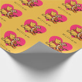 Papier Cadeau Doux Winnie l'ourson et Tigger (Coin)
