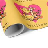 Papier Cadeau Doux Winnie l'ourson et Tigger (Coin rond)