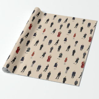 Papier Cadeau Douze Grands Compositeurs Classiques Enveloppant