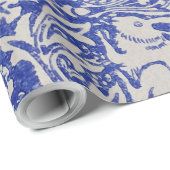 Papier Cadeau Dove et Rabbit, William Morris (Coin rond)