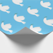 Papier Cadeau Dove with olive branch (Coin)