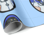 PAPIER CADEAU DOXIE DOCTEUR (Coin rond)