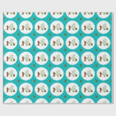 Papier Cadeau Doxie_turquoise (Plat)